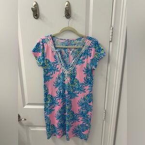 Lilly Pulitzer Pink and Blue Floral dress